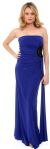 Main image of Strapless Ruched Cutout Detail Long Homecoming Dress 